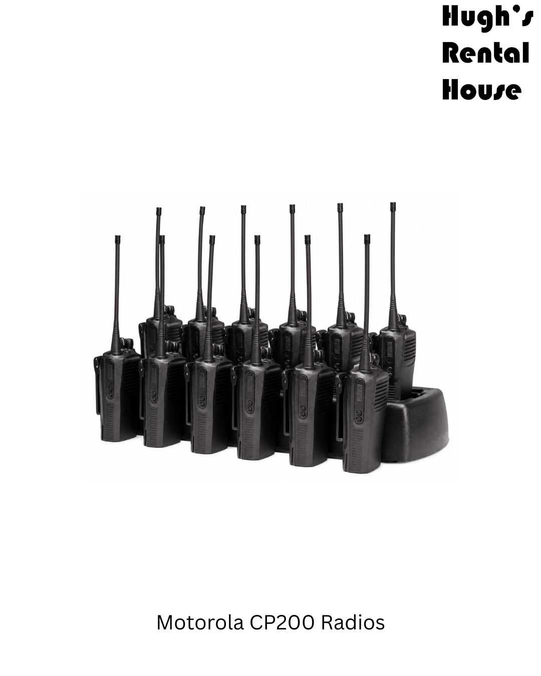 A large set of Motorola CP200 production radios